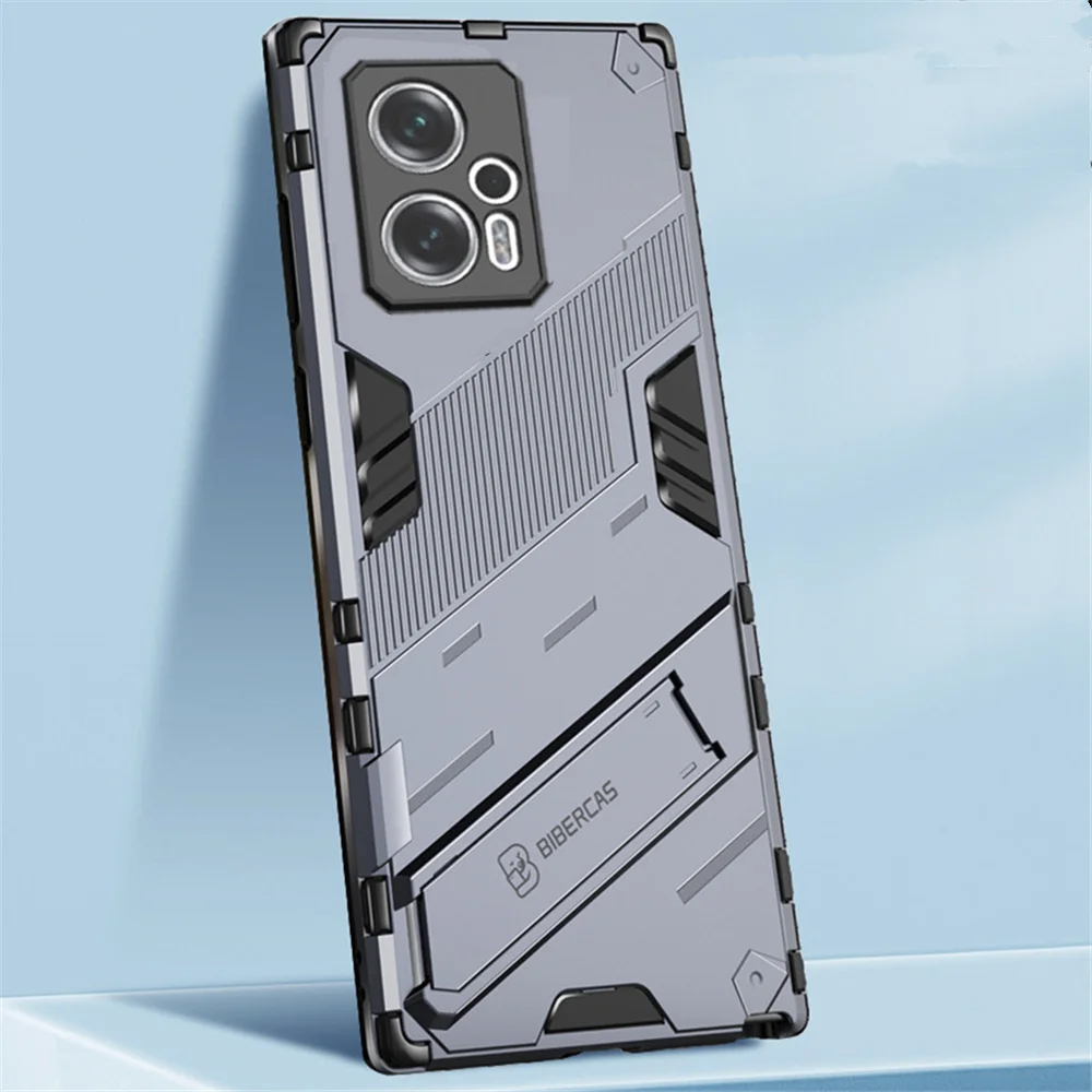 

For Xiaomi Poco X4 GT 5G Case Xiaomi Poco X4 GT X4 Pro NFC Armor Cyber Shockproof Stand Holder Cover For Poco X4 GT PocoX4 GT