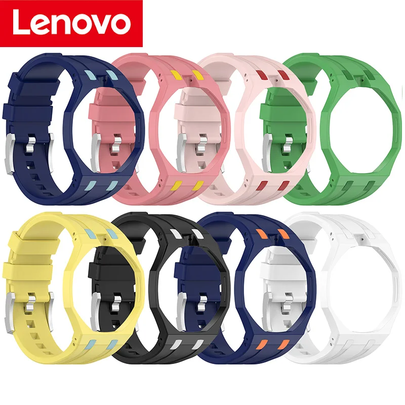 Фото Силиконовый ремешок Lenovo и чехол из поликарбоната для Swatch X AP Royal Pop: аксессуары для модификации и интеграции карманных часов в наручные часы №1