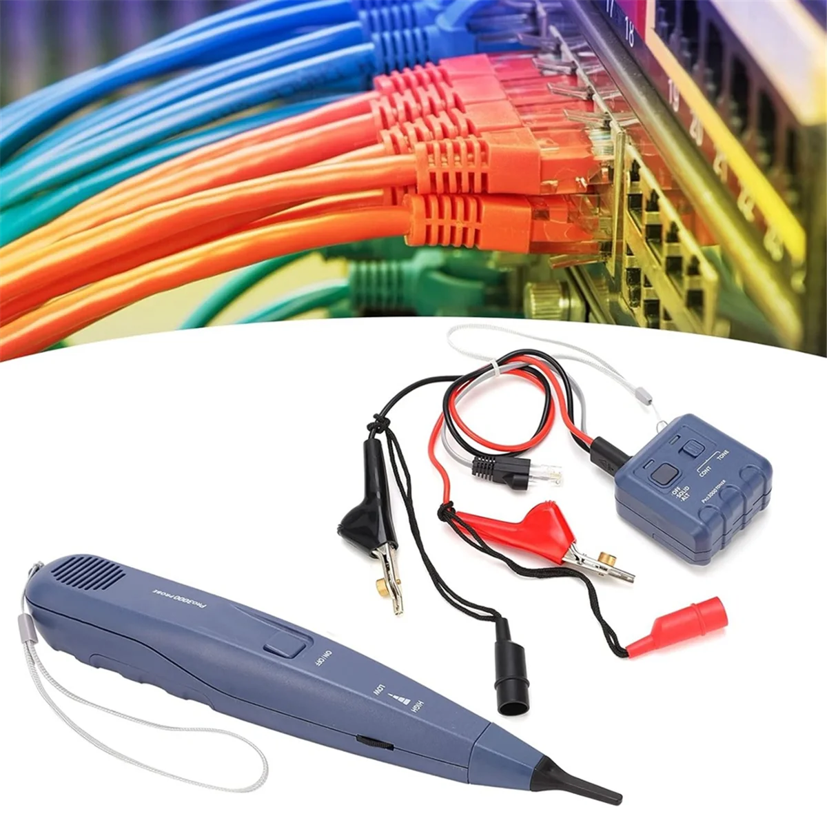 Комплект тонатора и датчика Pro3000 технология SmartTone портативный поиск цепей