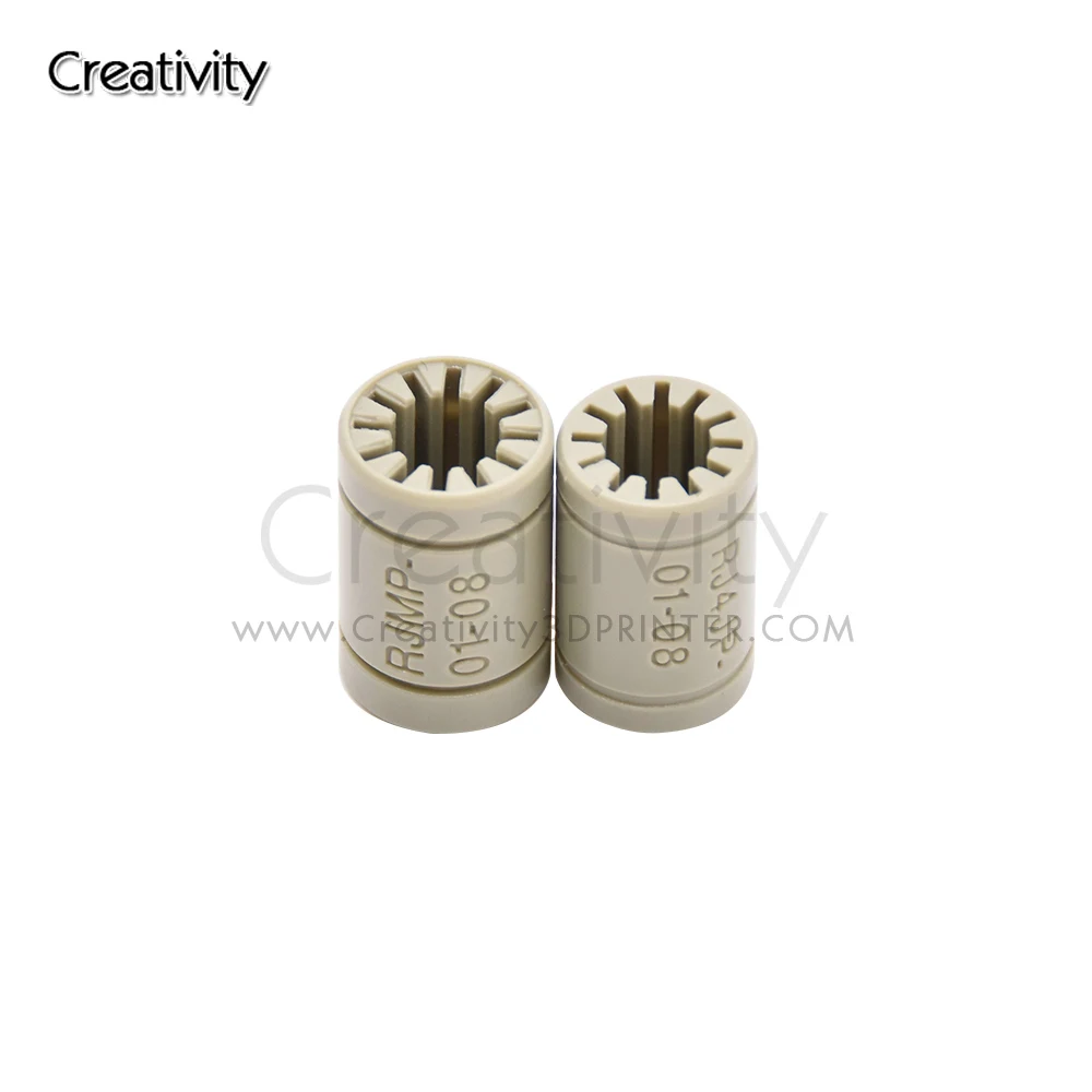 5 шт. пластиковые детали флуоресцентный подшипник твердый полимер LM8UU 8 мм