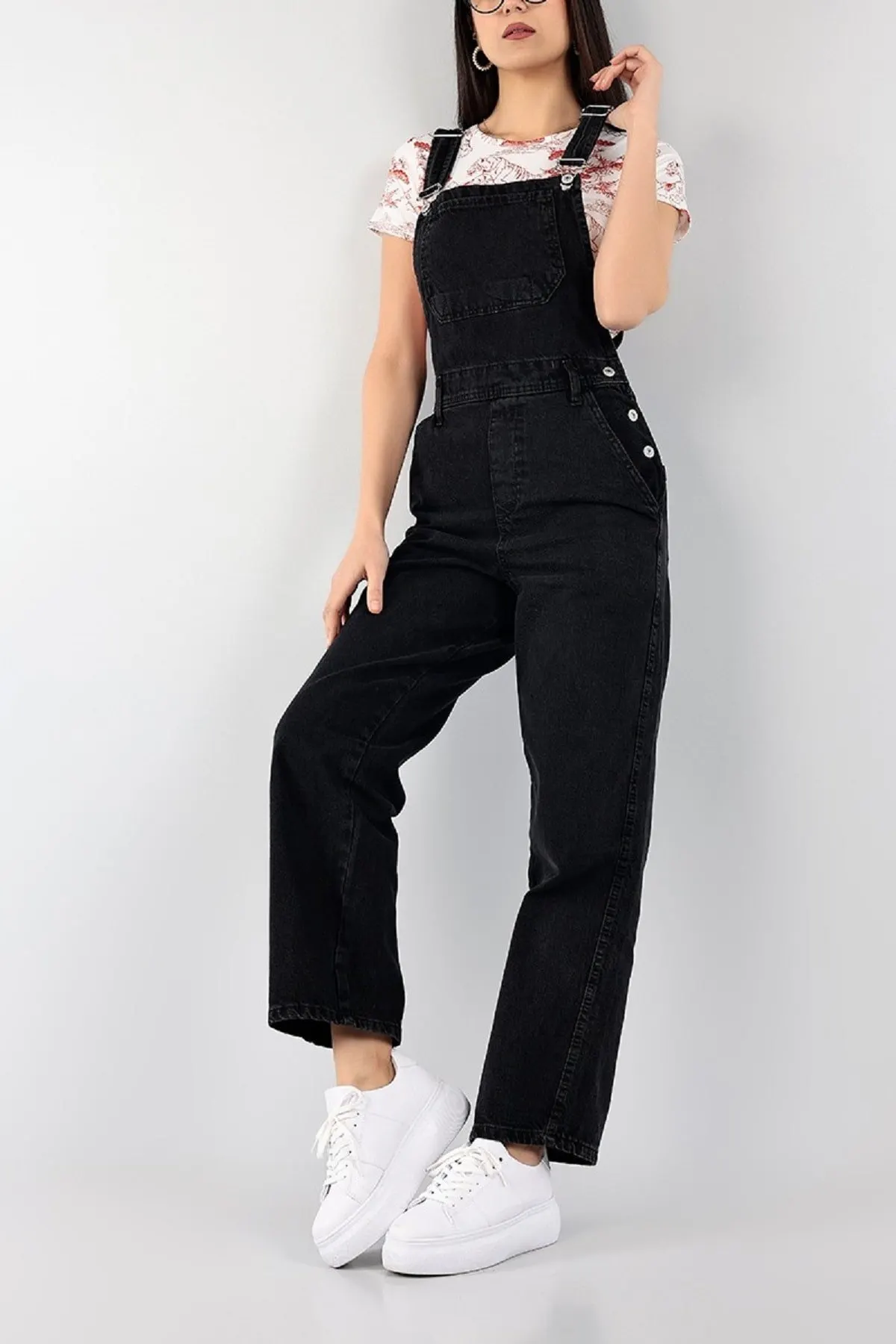 

Women's Overalls Wide Leg Denim Style Hot Casual Sleeveless Loose Baggy Trousers Jumpsuit Jumpsuit Pants Romper Jumpsuit Jumpsuit