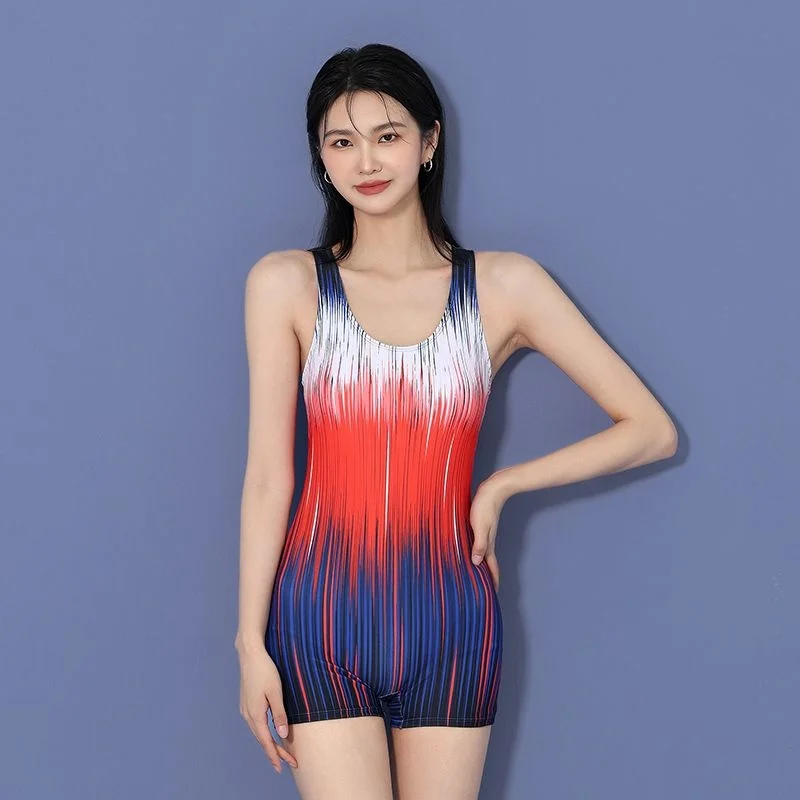 

Новинка 2023, женская цельный спортивный купальник, пляжная одежда, мягкая Сексуальная женская профессиональная одежда для купания, костюм д...