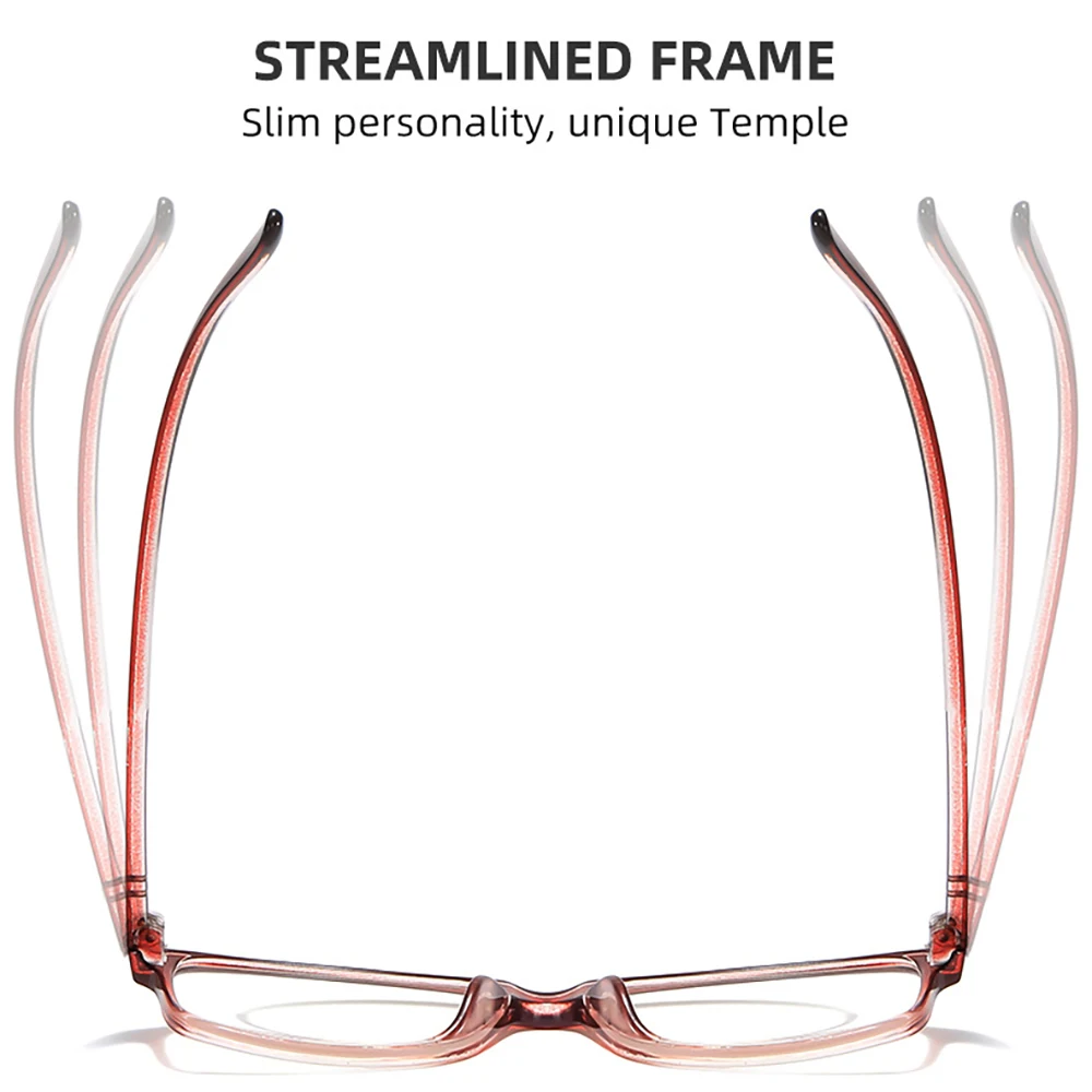 6 упаковок дешевых очков для чтения с защитой от синего света и градиентной