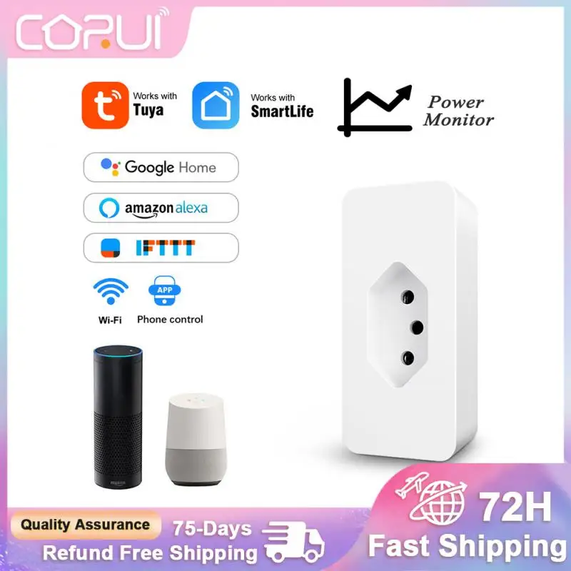 

Смарт-розетка с Wi-Fi/Zigbee, 16 А