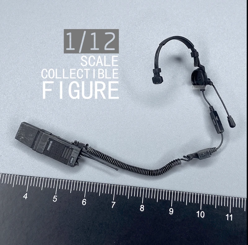 Crazy 1/12 Scale American Ranger 002 Headset Earphones for 6'' Figure