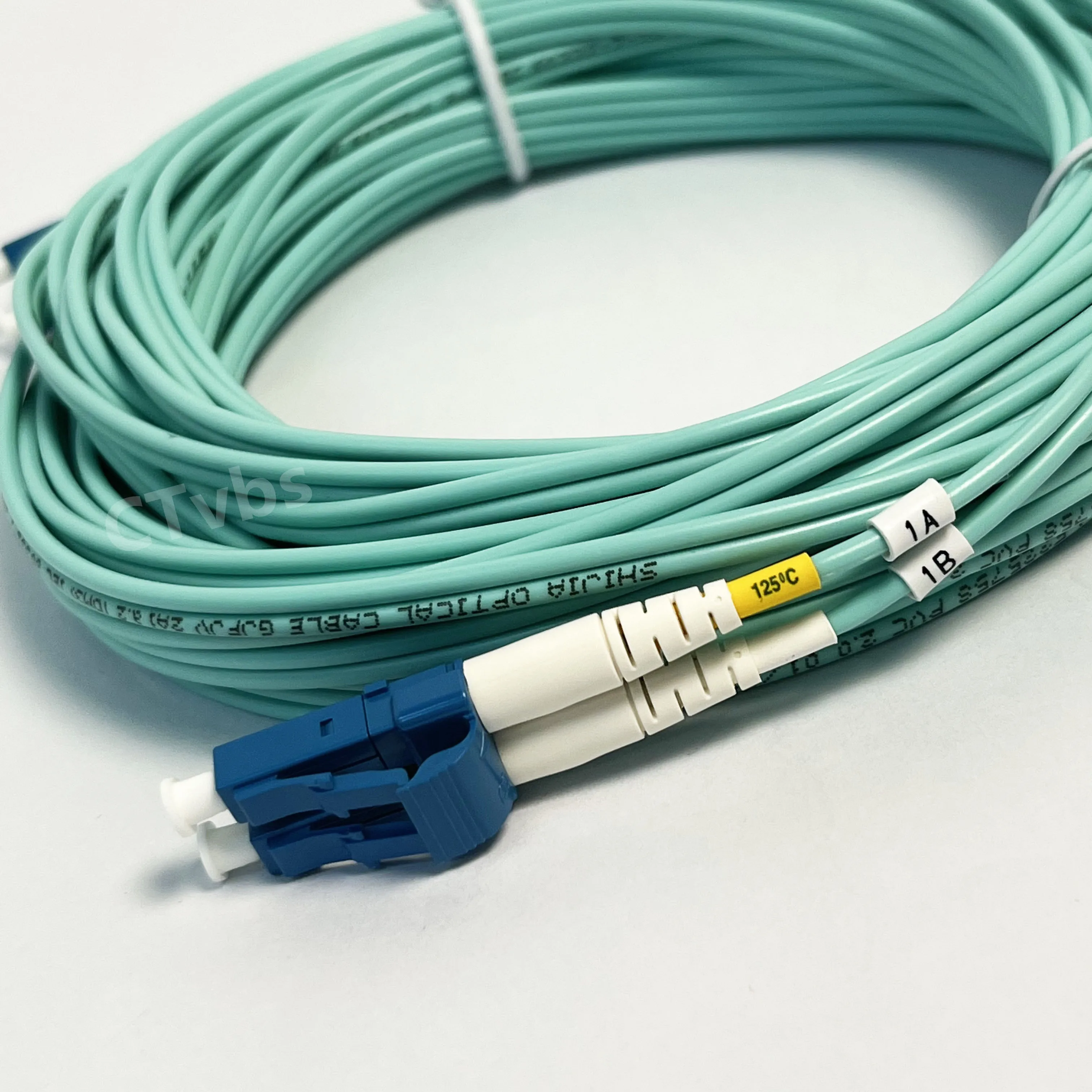 10M LC to LC Optic Fiber Patch Cable 10G Multimode Duplex OM3 PVC 2.0 50/125