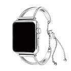 Браслет звеньевой для Apple Watch band 44 мм 40 мм 45 мм 41 мм, ремешок для iwatch band, браслет для Apple watch 4 3 5 SE 6 7