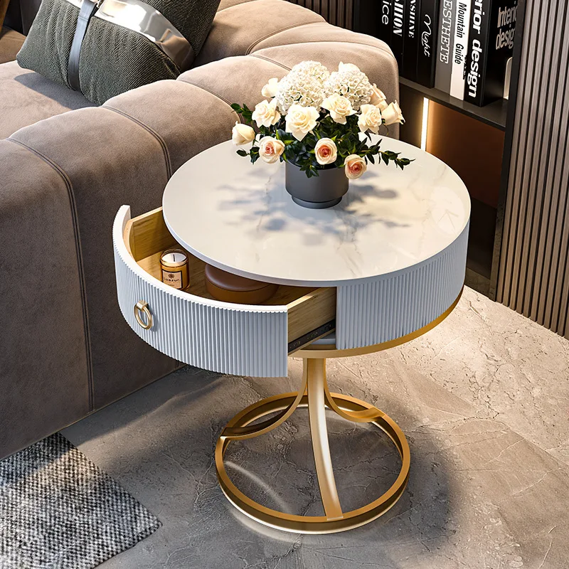 

Dining Side Table Living Room Auxiliary Center Bedside Table Marble Desk Design Entryway Table Basse De Salon Library Furniture