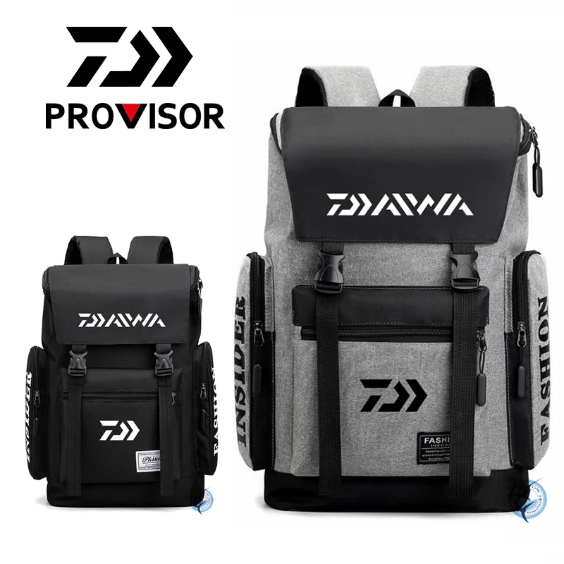 

Daiwa Men's Outdoor Fishing Storage Backpack Camping Backpack Laptop Bag Men's and Women's Leisure Large-capacity Backpack