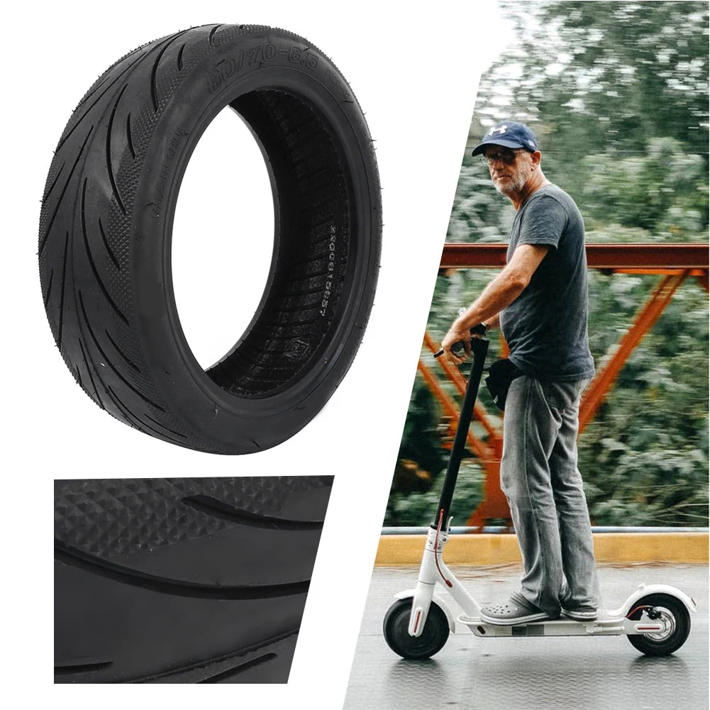 

Rubber Vacuum Outer Tire Black Tyre Replacement Accessory For Ninebot Scooter MAX G30