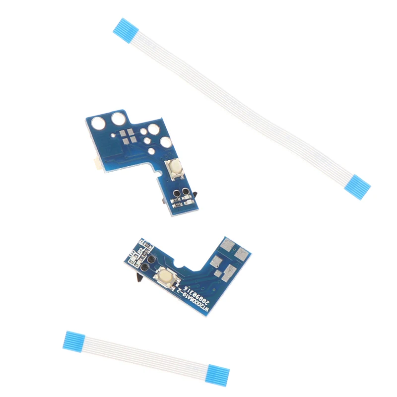 

1set Power ON OFF Reset Switch Board With 8pin Flex Ribbon Cable For PS2 70000 90000 Repair Parts Game Accessories