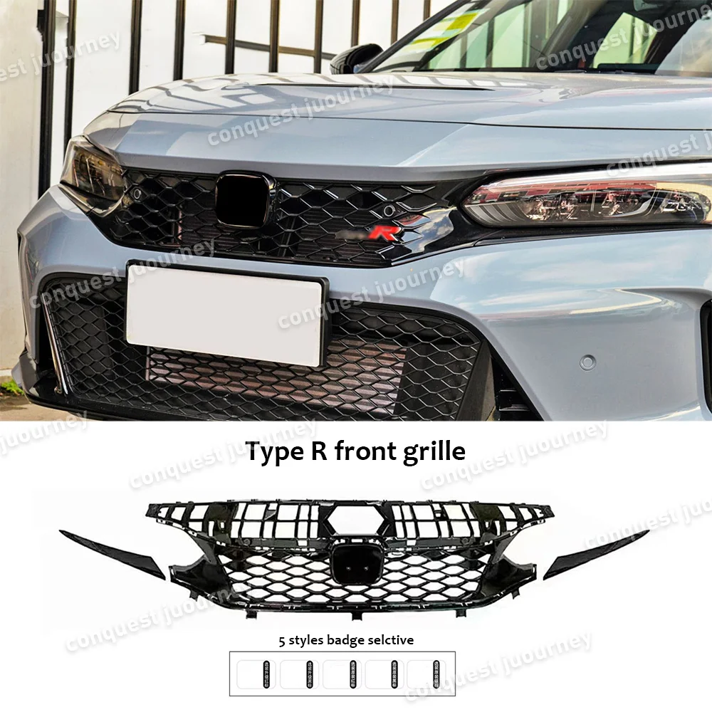 Тип RSI Передняя решетка для Honda Civic Hatchback 2022+ Краска для выпечки Спортивный комплект кузова Airintake Mesh Honda Аксессуары Обновление автомобиля (art.: 3920d13d2e520) - 3920d13d2e520