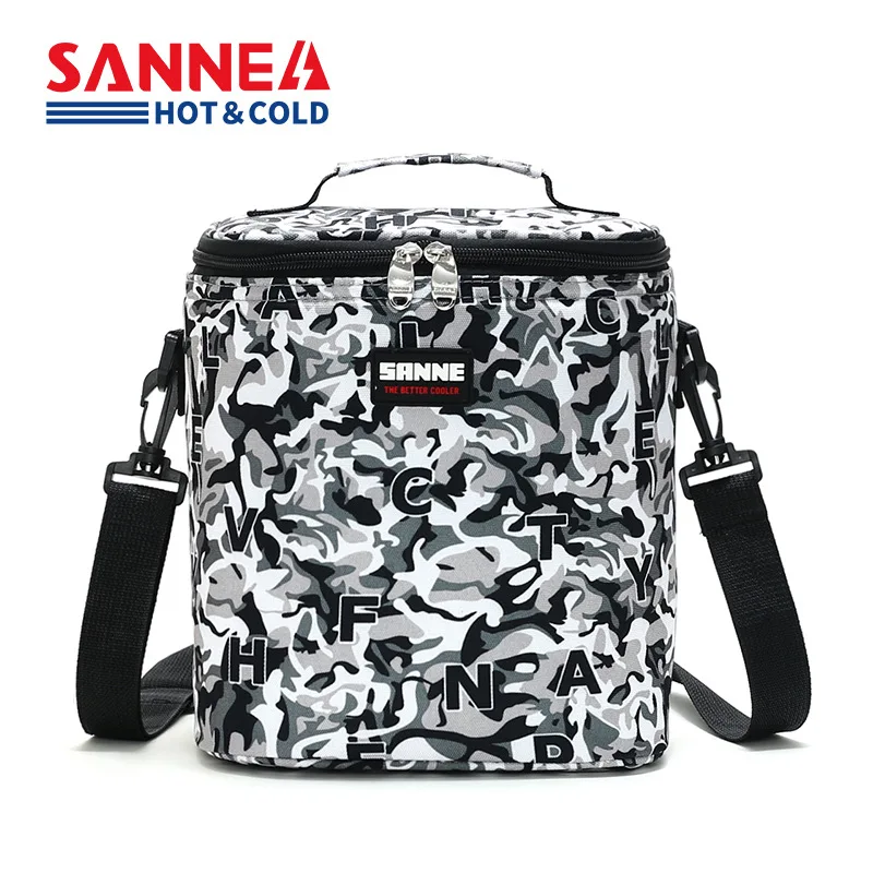 Bag Insulation Outdoor Picnic Lunch Bag Waterproof Red Wine 