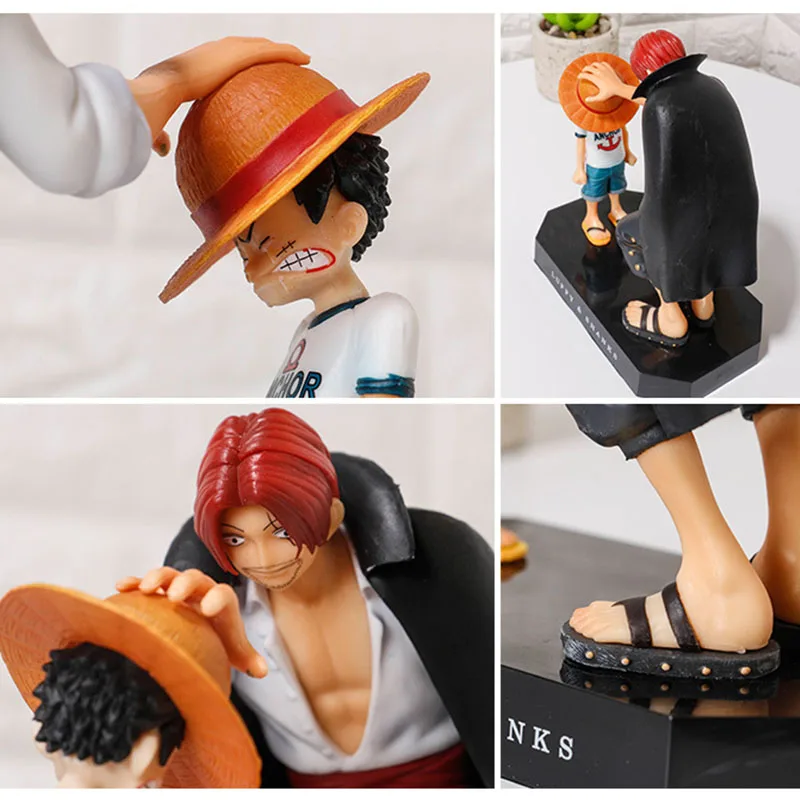 

Фигурки героев аниме Luffy And Shanks, цельные фигурки из мультфильма, коллекционные декоративные игрушки для детей, рождественский подарок, 18 см