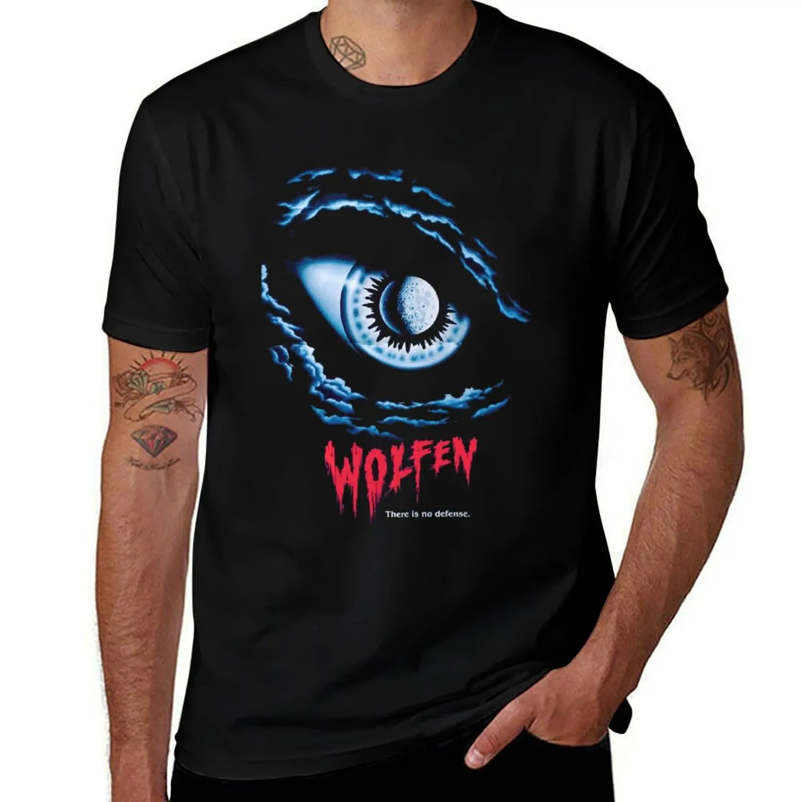 Фото Футболки Wolfen, хлопковая футболка, комплект мужской тонкой рубашки для №1