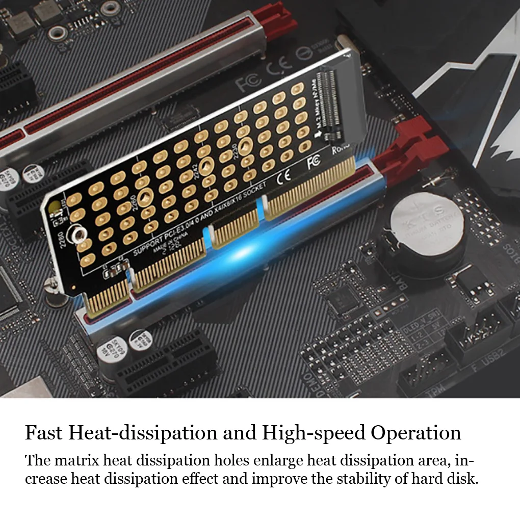 

M2 SSD PCIE адаптер Райзер компьютерный удлинитель PCI-Express X4 X8 X16 поддержка адаптации аксессуар Бытовая электроника