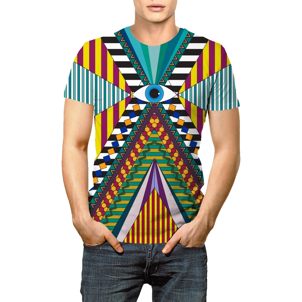 

Базовая Спортивная рубашка с леопардовым принтом в этническом стиле, мужские летние повседневные свободные брюки для пар с коротким рукаво...