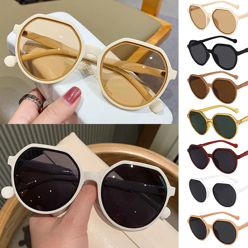 

Модные индивидуализированные женские очки Универсальные солнцезащитные очки Ins мужские унисекс трендовые солнцезащитные очки в круглой о...