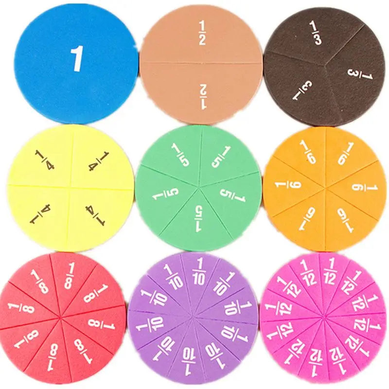 

Sponge Math Tracing Card for Intellgent Improvement Fractions Multiplication & Counting Number Counting Pad for Kids