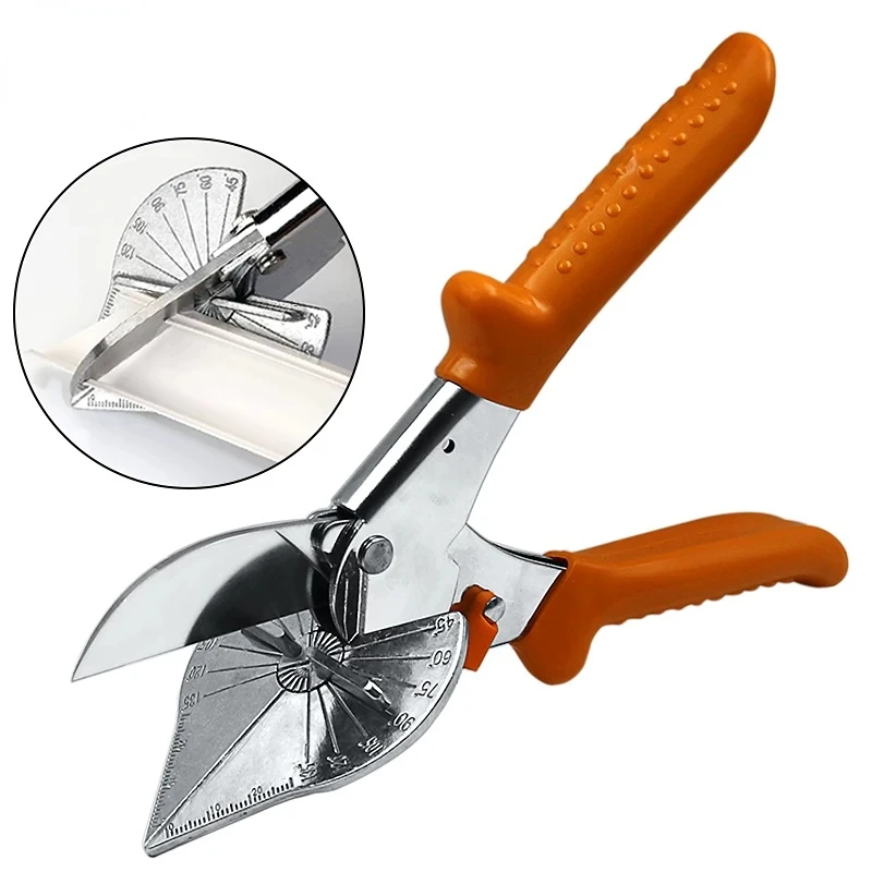 

Multipurpose Angle Shears 45-135 Degrees Hardware Manual Trunking Multi-angle Scissors PVC Plastic Cutter Plumbing Tools