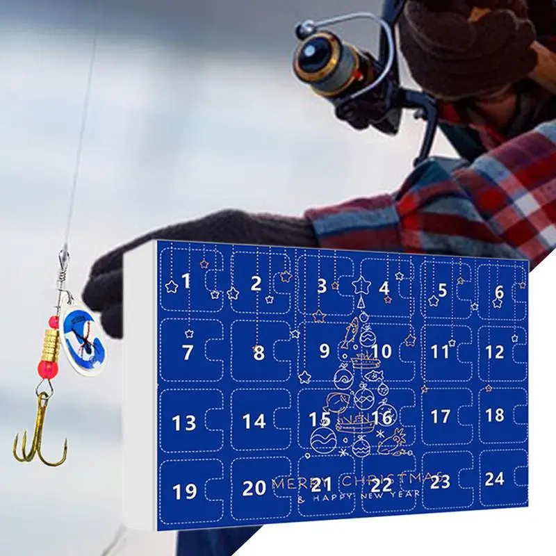 Рыболовный адвент-календарь пресноводные приманки для окуня 24-дневный