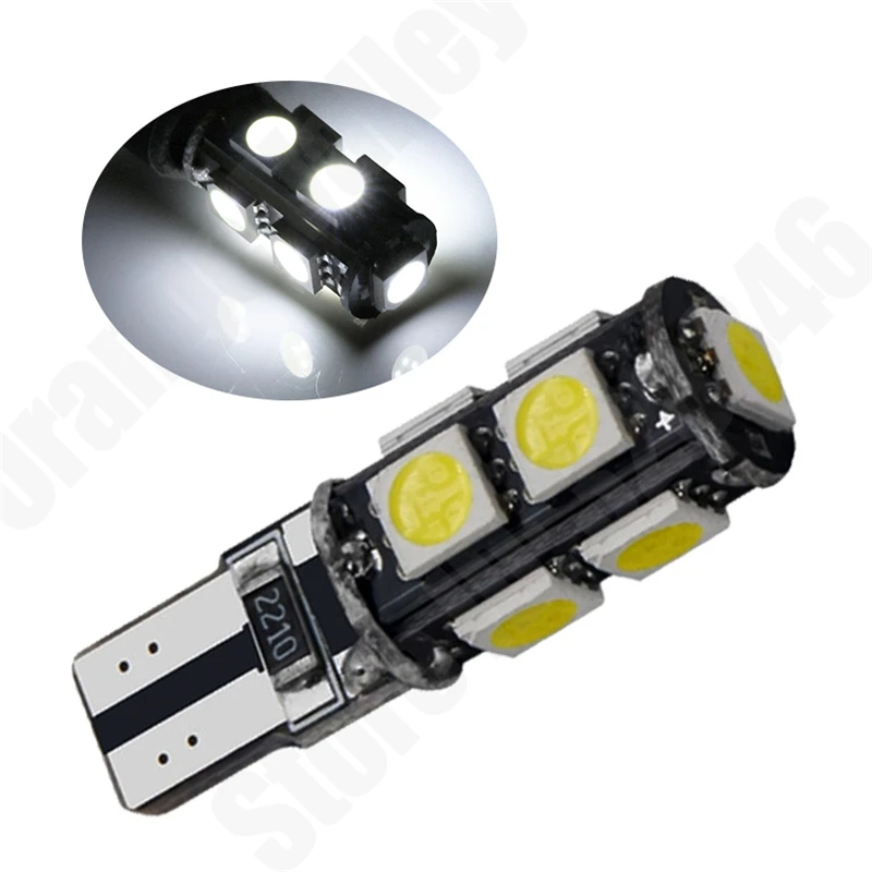 10 шт. автомобильные светодиодсветодиодный лампы T10 9SMD 5050 194 168 W5W 9 дюймов |