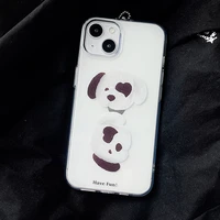 korean cute cartoon love dog phone case for apple iphone 12 11 pro maxxs max xr 7 8 plus 12 mini 7plus case clear silicone cover