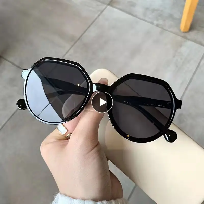 

Colorful Eyeglasses Personalized Sun Glasses Sunscreen Sun Shade Eyewear Uv400 Casual Sunglasses Round Frame Sunshade Glasses