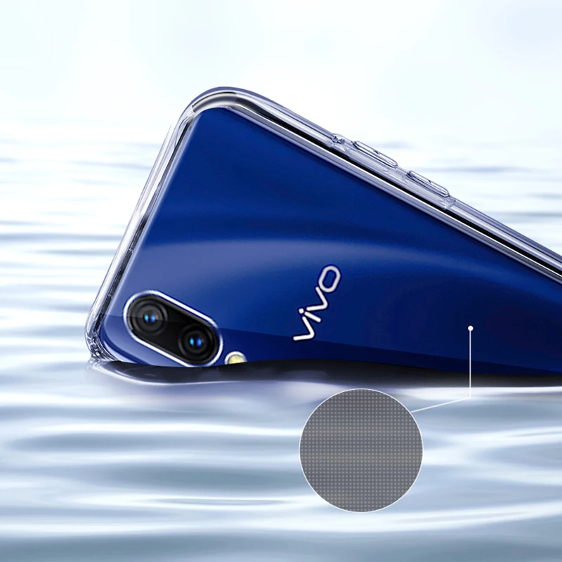 Прозрачный силиконовый чехол для телефона VIVO X23 X21 UD A i X20 Plus мягкий Оригинальный
