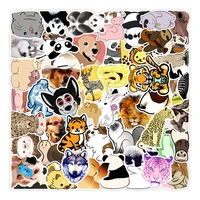 103050pcs cartoon cute animal doodle stickers suitcase skateboard refrigerator computer waterproof wholesale