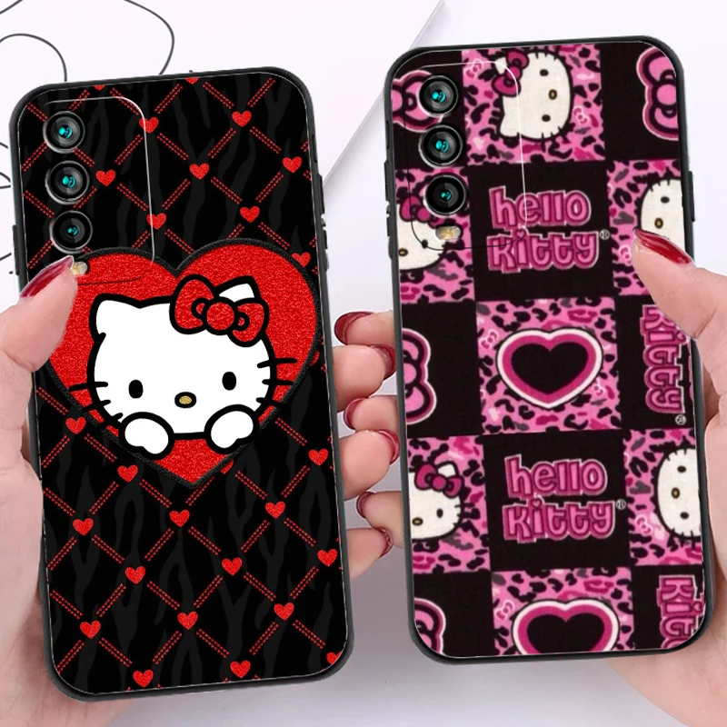 

TAKARA TOMY Hello Kitty Phone Cases For Xiaomi Redmi 10 Note 10 10 Pro 10S Redmi Note 10 5G Funda Carcasa Coque