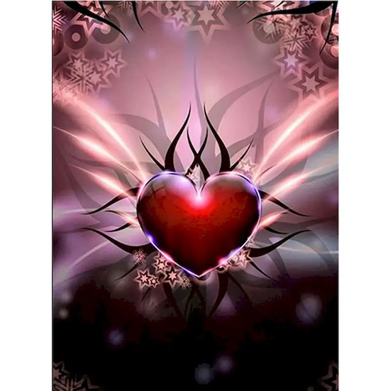 

GATYZTORY DIY Oil Painting By Numbers Glowing Love Hand Paint By Numbers Coloring Drawing By Numbers Frames Wall Decor Art