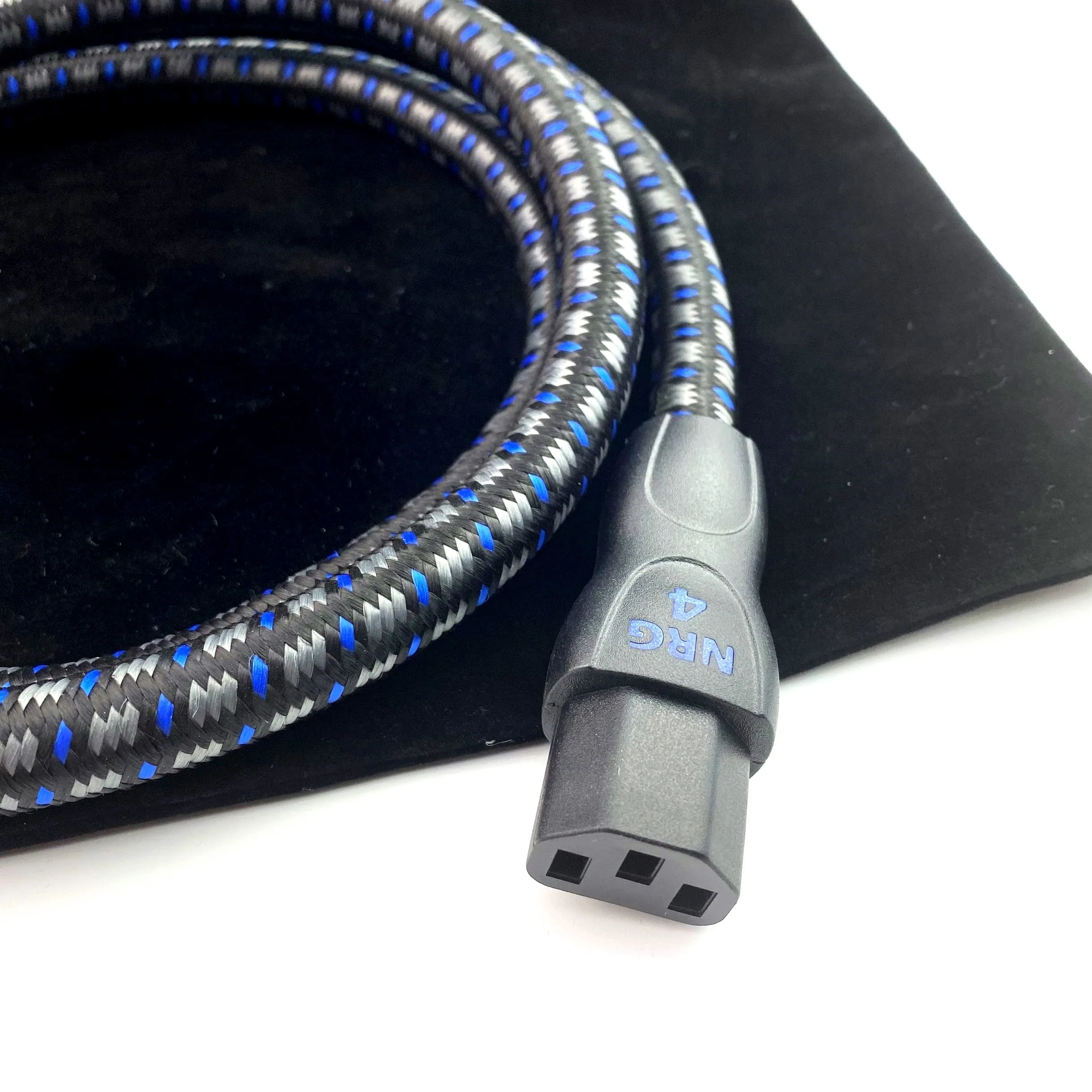 High quality NRG 4 HIFI Audio Power Cable Power Cord US & EU Schuko Plug 2.0m/6.6ft