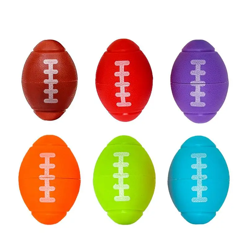 

Finger Touch Spinners Set Of 5 Adults Relaxing Rugby Ball Shaped Spinner Balls Goodie Bag Fillers For Birthday Gift Sensory