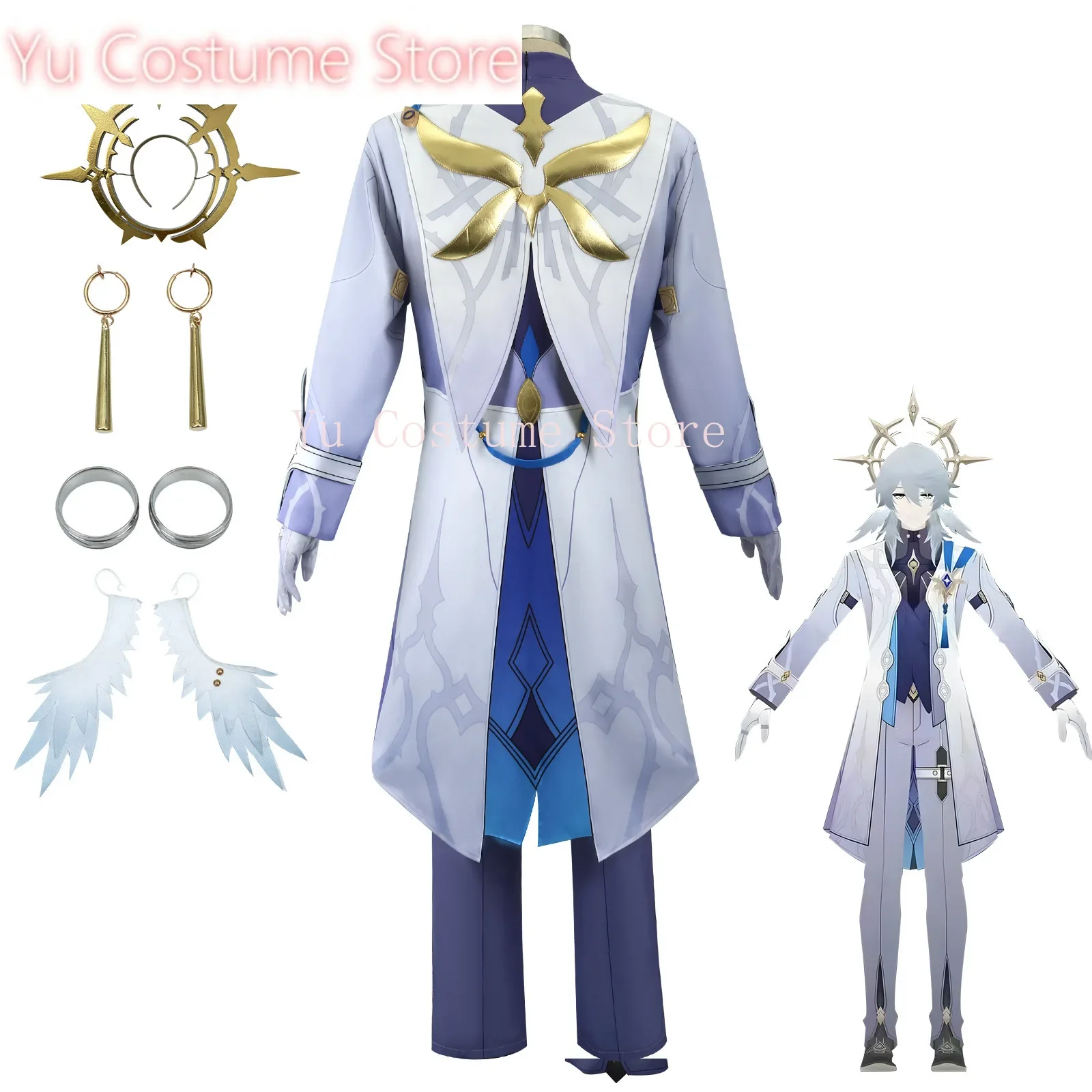 Yu Костюм Honkai: Star Rail Sunday Мужской костюм для косплея Cos Game Аниме Вечеринка Униформа