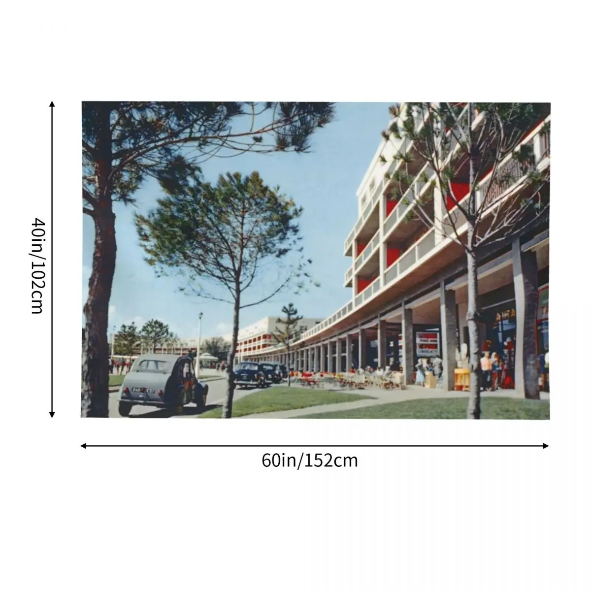 Роянское море Фронт 50-х (2) гобелен Настенные покрытия Настенный декор деко