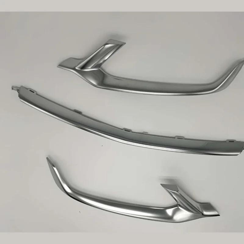 

Coolray Headlight Bright Strip Front Grille ABS Silver Trim for SX11 2019-2021