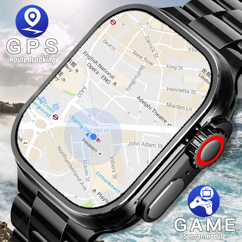 

Модель 2023, умные часы, мужские водонепроницаемые Смарт-часы для Apple Watch Ultra 9