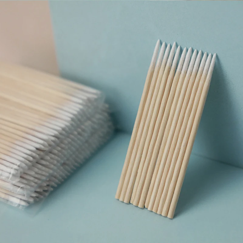 

200 шт., деревянные ватные палочки, 7 см