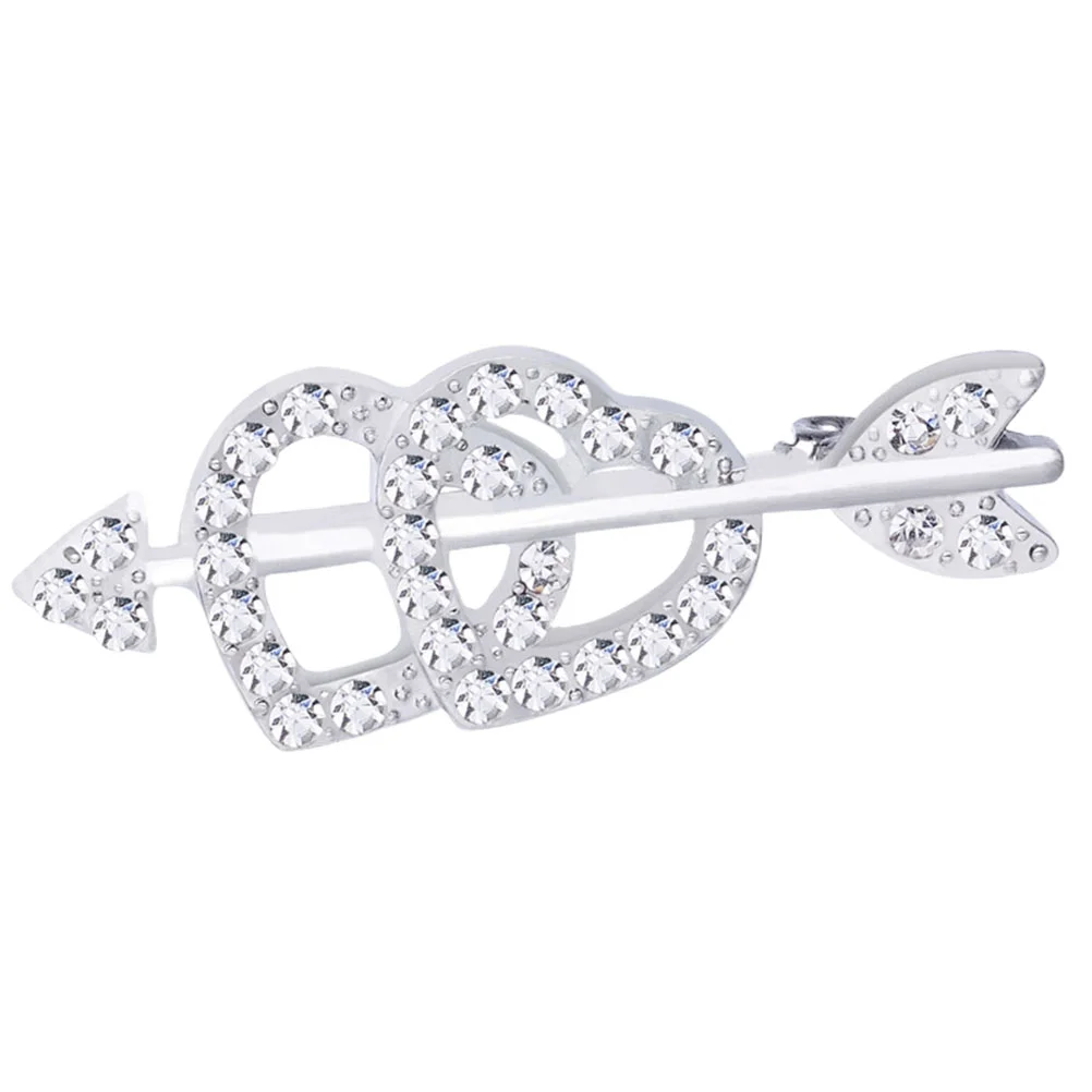 

Rhinestone Brooch Heart Badges Shawl Clips Collar Pin Wedding Brooch Diamond Brooch Pin Corsage Bride