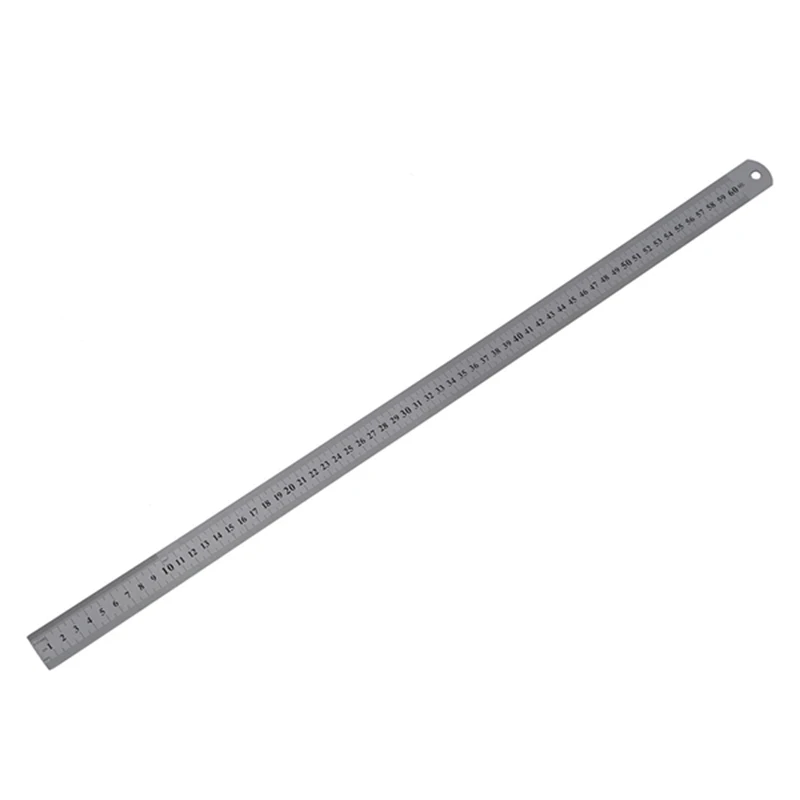 

60Cm Stainless Metal Measuring Straight Ruler