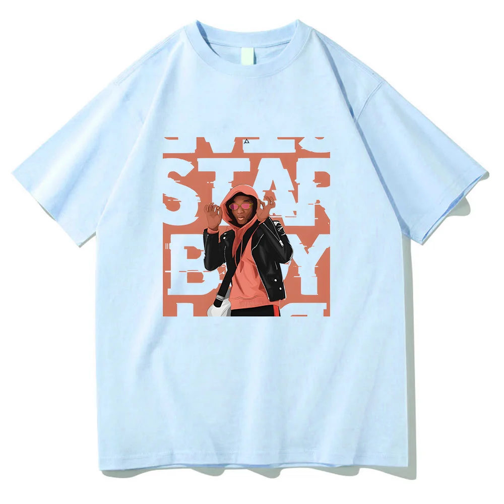 Футболка с графическим принтом Wizkid летняя футболка в стиле гранж хип-хоп