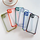 Противоударный чехол для Iphone 11 12 13 Pro Max XR X Xs Max 7 8 6 6s Plus 13 Mini SE 2020, чехлы для телефонов, Защитные чехлы для объектива