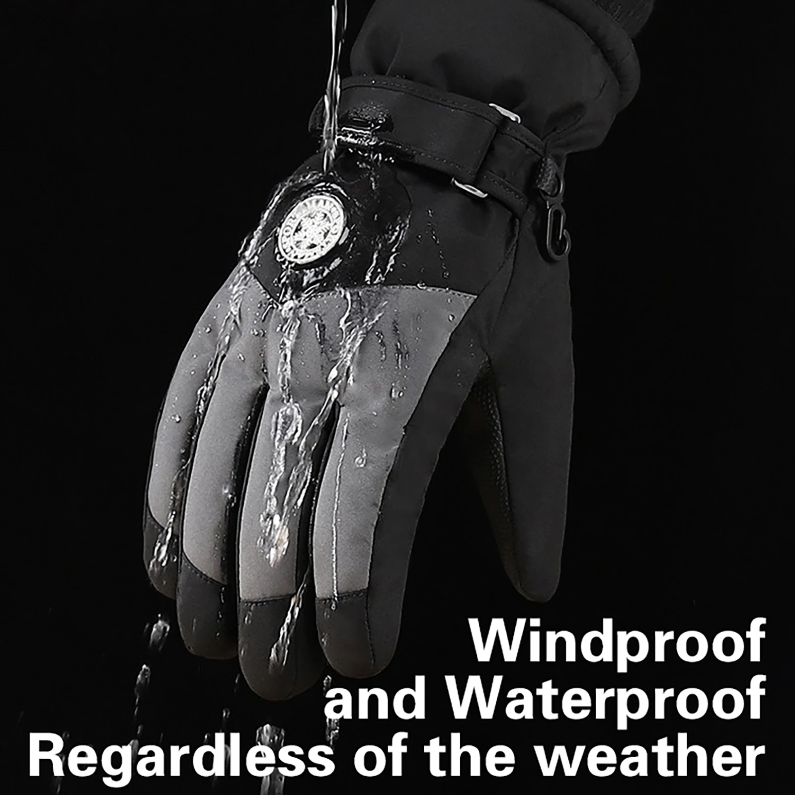 Лыжные перчатки зимние для женщин и мужчин варежки сноуборда с сенсорным экраном