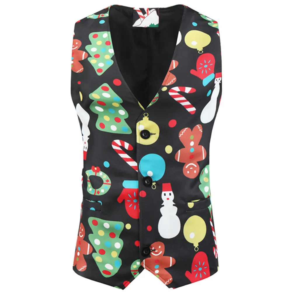 

2022 Fashion New Men's Casual Boutique Flower Vest / Men's Business Floral Print Waistcoat