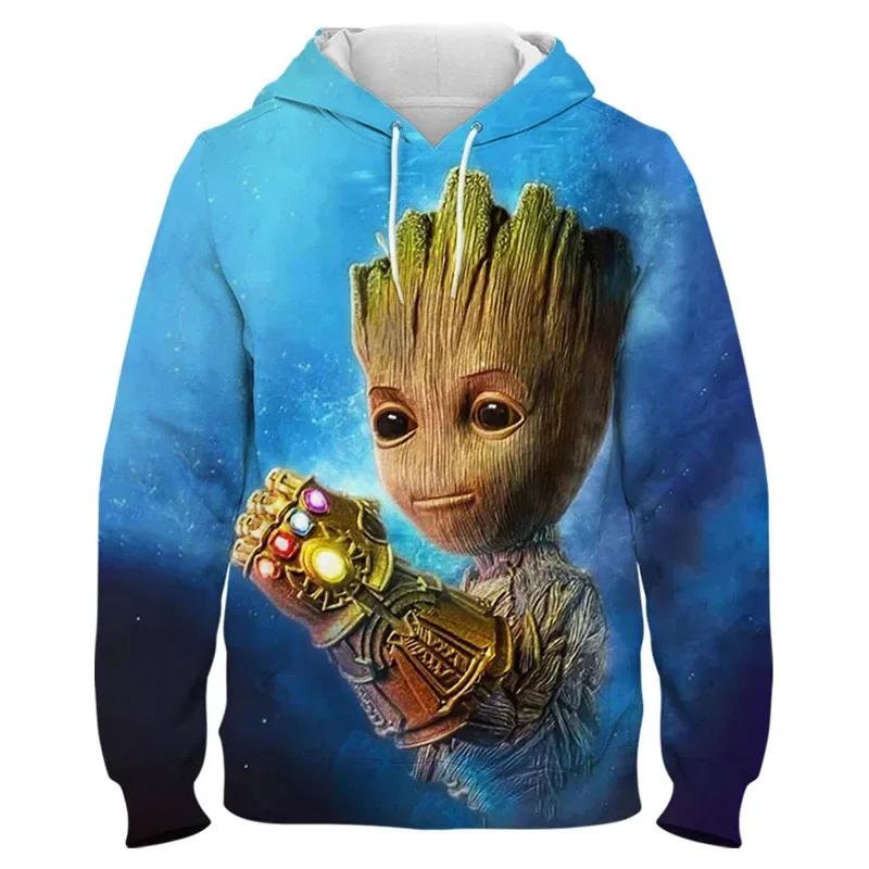 

Marvel Guardians of the Galaxy hoodies Groot Rocket Raccoon hoodie Winter long sleeve Pullover Fashion Harajuku streetwear
