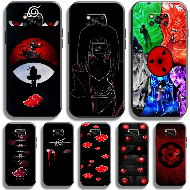 

Naruto Akatsuki Uchiha Itachi Phone Case For Xiaomi Poco X3 Pro NFC For POCO X3 GT Case Funda Back Silicone Cover Coque