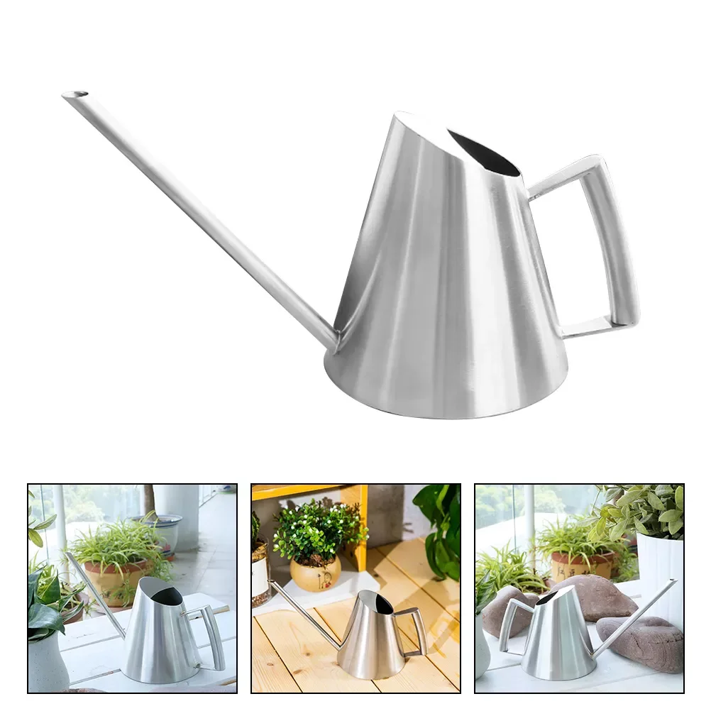 

Flower Watering Can Stainless Steel Watering Pot Garden Planting Tool Watering Kettle