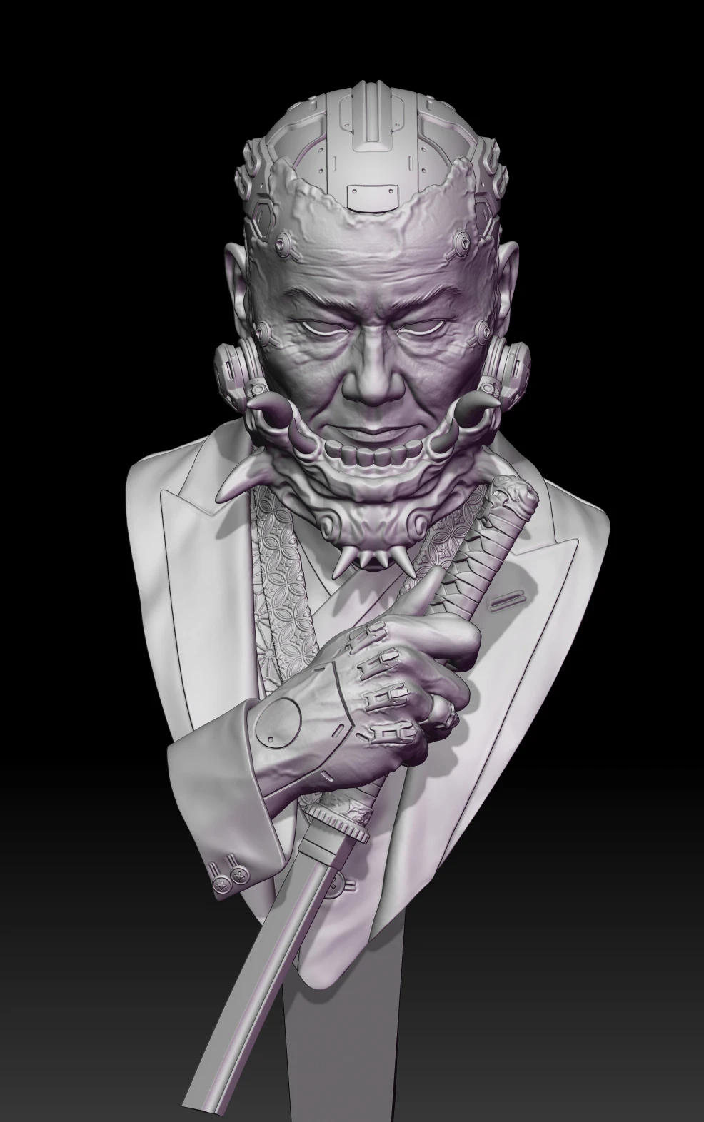 

1/10 Resin Model Bust GK，Unassembled and unpainted kit
