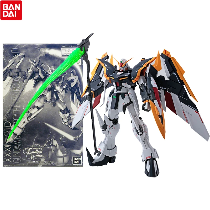 

Bandai Genuine Gundam Model Kit Anime Figure MG 1/100 Deathscythe EW Roussette Unit Gunpla Anime Action Figure Toys for Children